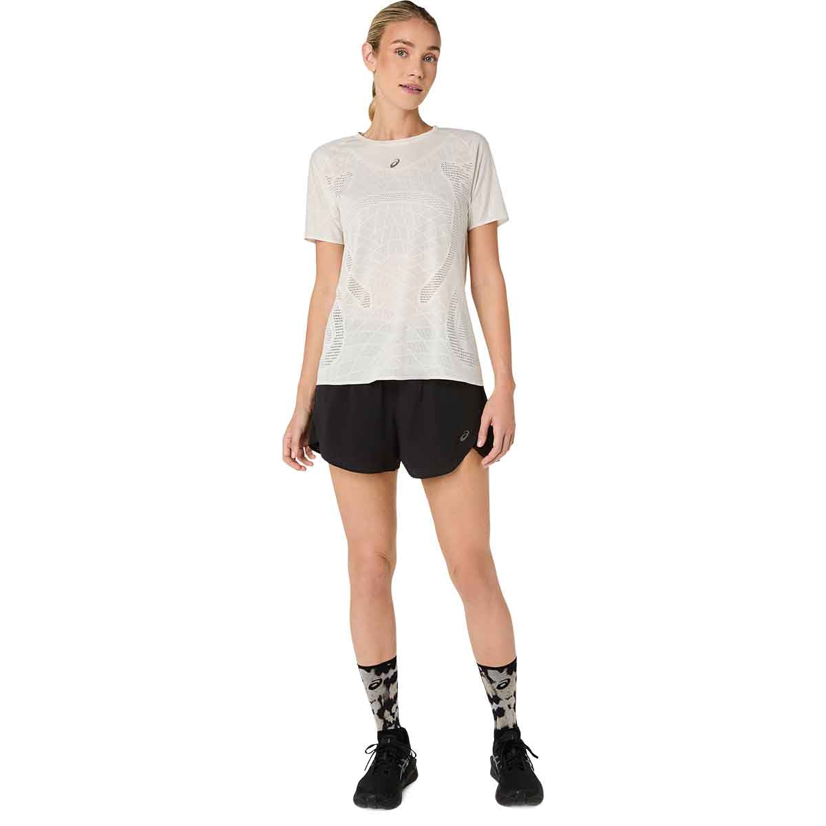 Asics Metarun SS Top Women Cream חולצת ריצה לנשים