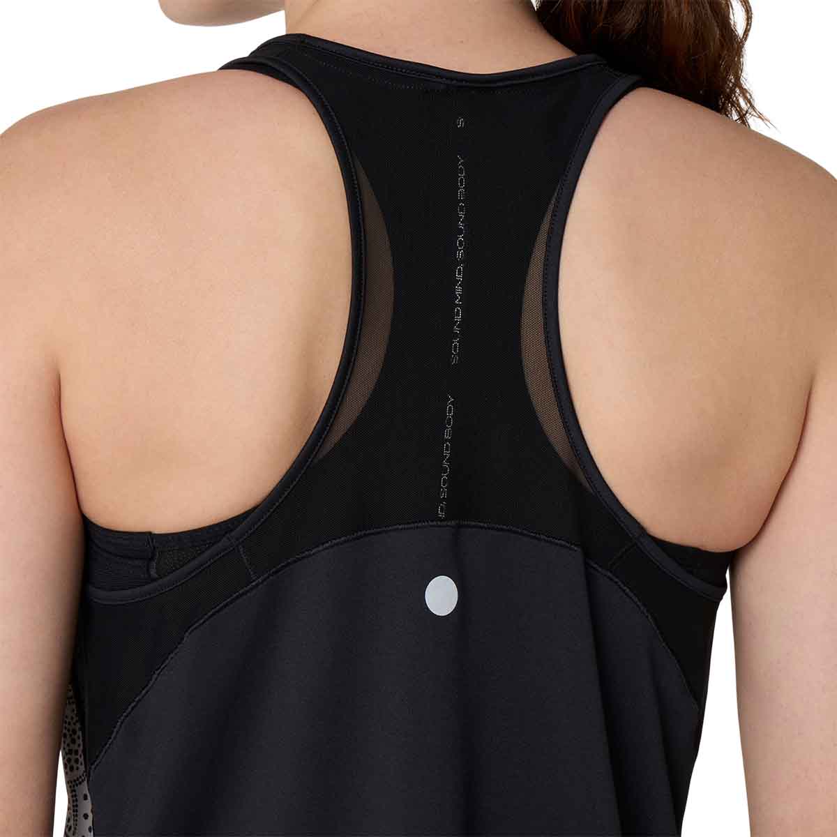 Asics 2012D429-001 Road Fade Tank Women Black Cream גופיית ריצה לנשים
