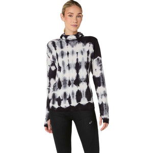 Asics Road Winter Insulate LS Top Women Cream Performance Black חולצת ריצה ארוכה לנשים