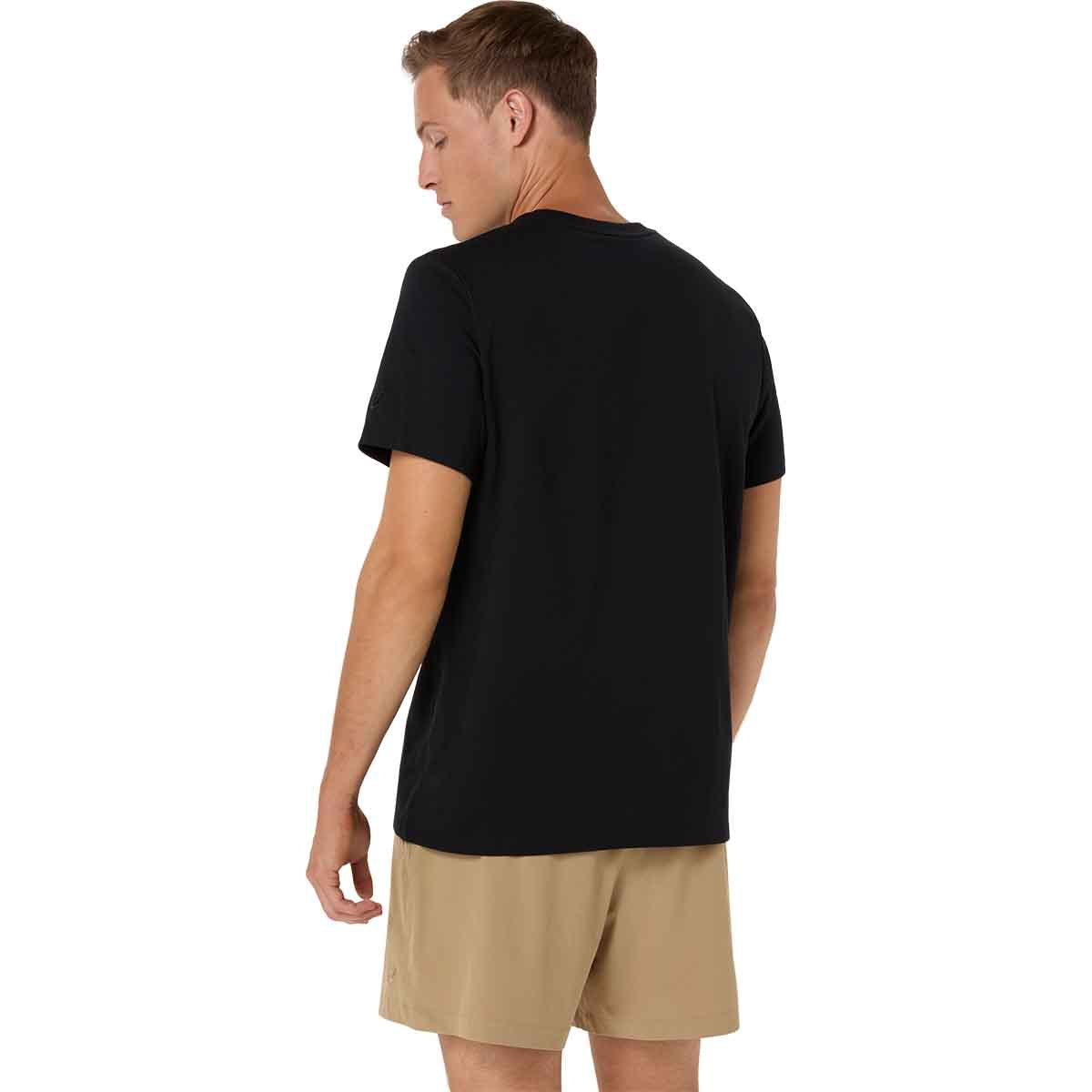 Asics Logo Graphic Tee Men Performance Black חולצת אסיקס לגברים