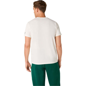 Asics Logo Graphic Tee Men Cream חולצת אסיקס גברים