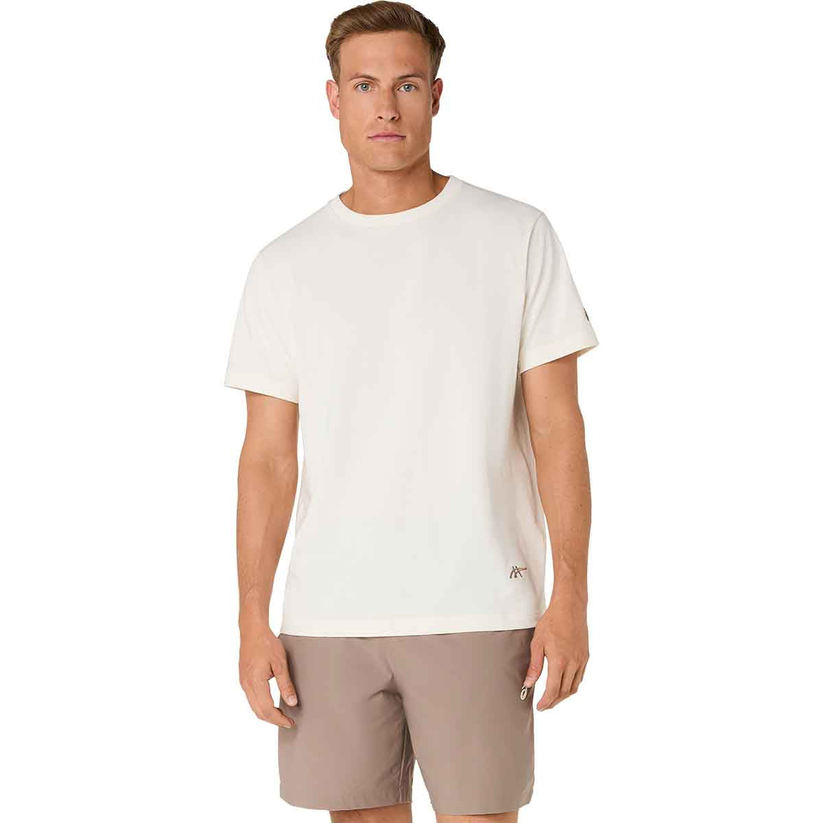 Asics Heritage Heavy Cotton Graphic Tee Unisex Cream חולצת אסיקס יוניסקס