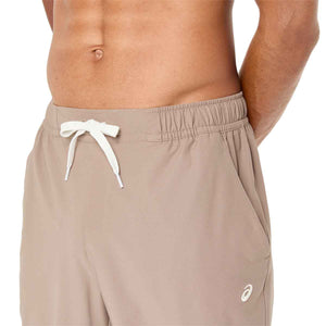 Asics Heritage Double Weave Pant  Unisex Taupe Grey מכנסיים ארוכים לגברים
