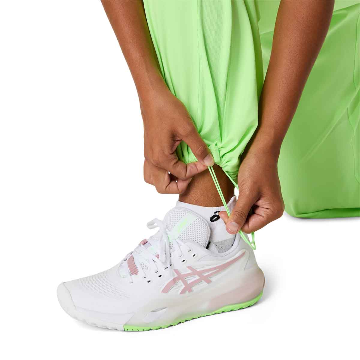 Asics Match Pant Women Illuminate Green מכנסי טניס ארוכות לנשים