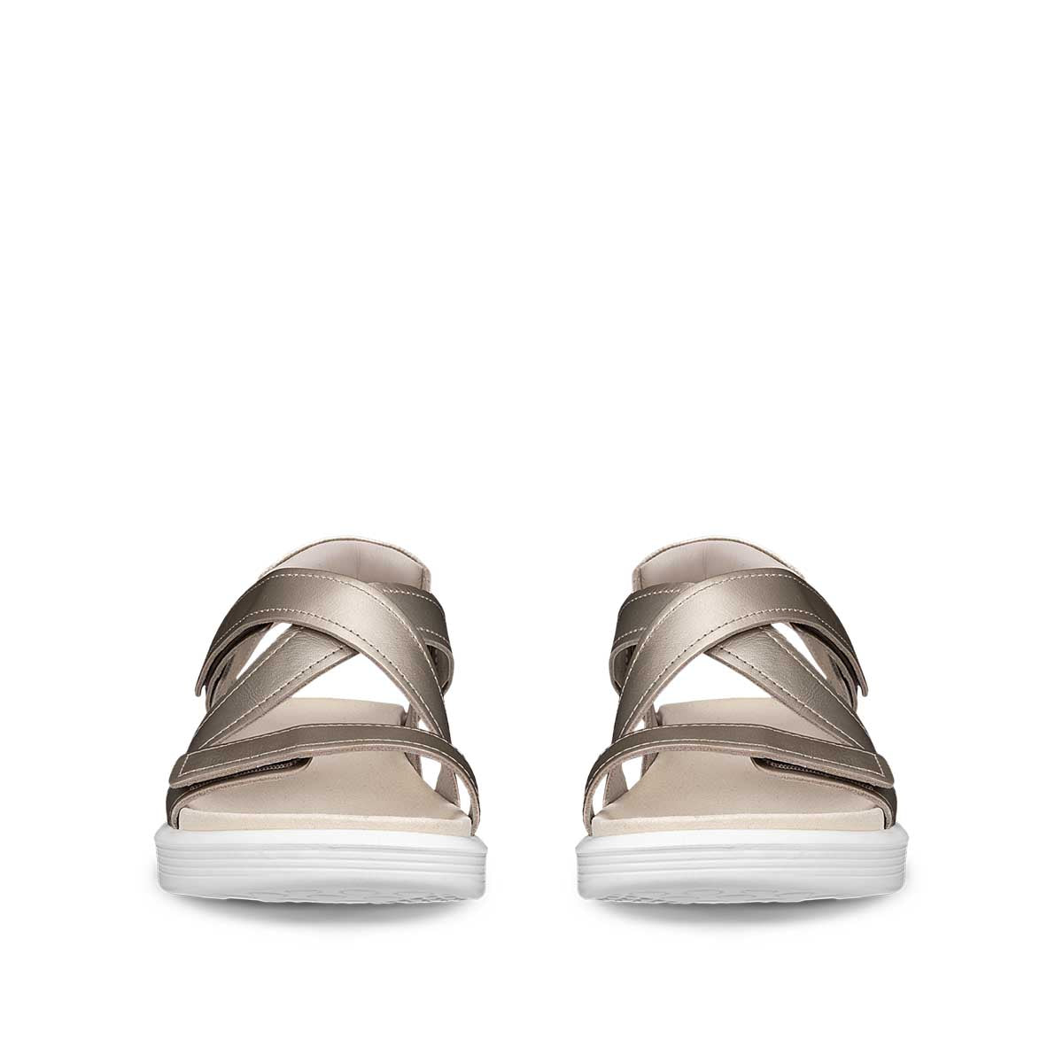 Ecco Soft Sandal Pure Cashmere Metallic סנדלי אקו לנשים