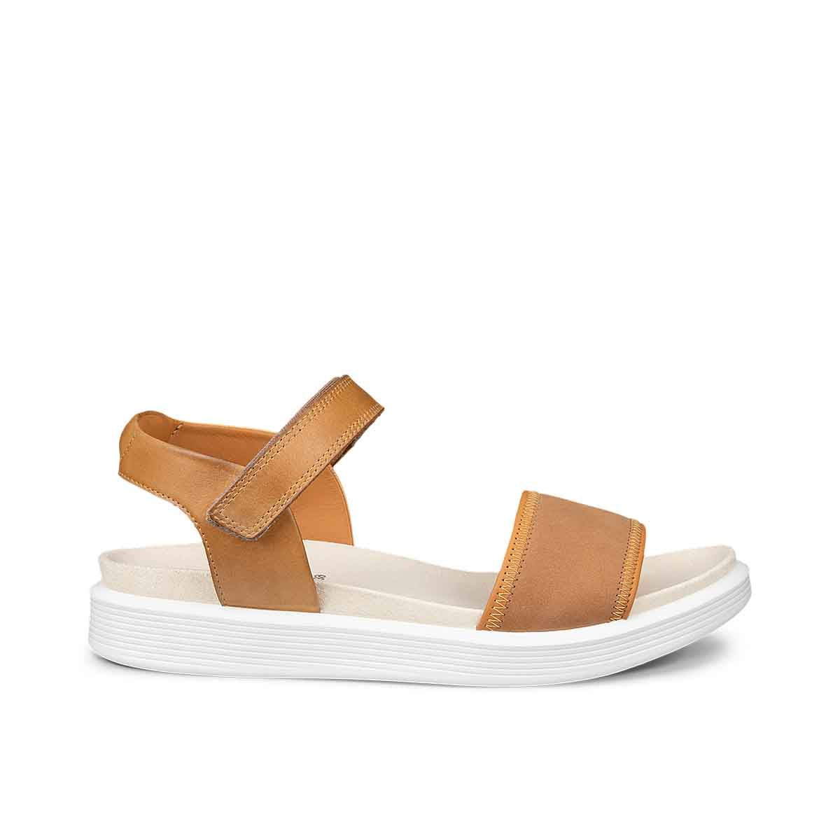 Ecco Soft Sandal W Brown Cashmere Lion סנדלי אקו לנשים חום