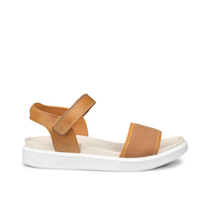 Ecco Soft Sandal W Brown Cashmere Lion סנדלי אקו לנשים חום