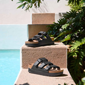 Birkenstock Florida III PAP Flex Platform Black כפכפי בירקנשטוק לנשים