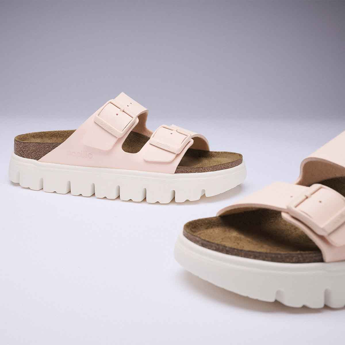 Birkenstock Arizona PAP Chunky Light Rose כפכפי בירקנשטוק לנשים אריזונה צ'אנקי לייט רוז
