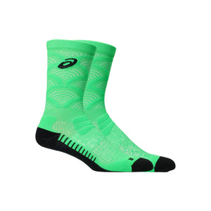Asics Performance Run Sock Crew Unisex Vital Green גרבי ריצה ארוכות