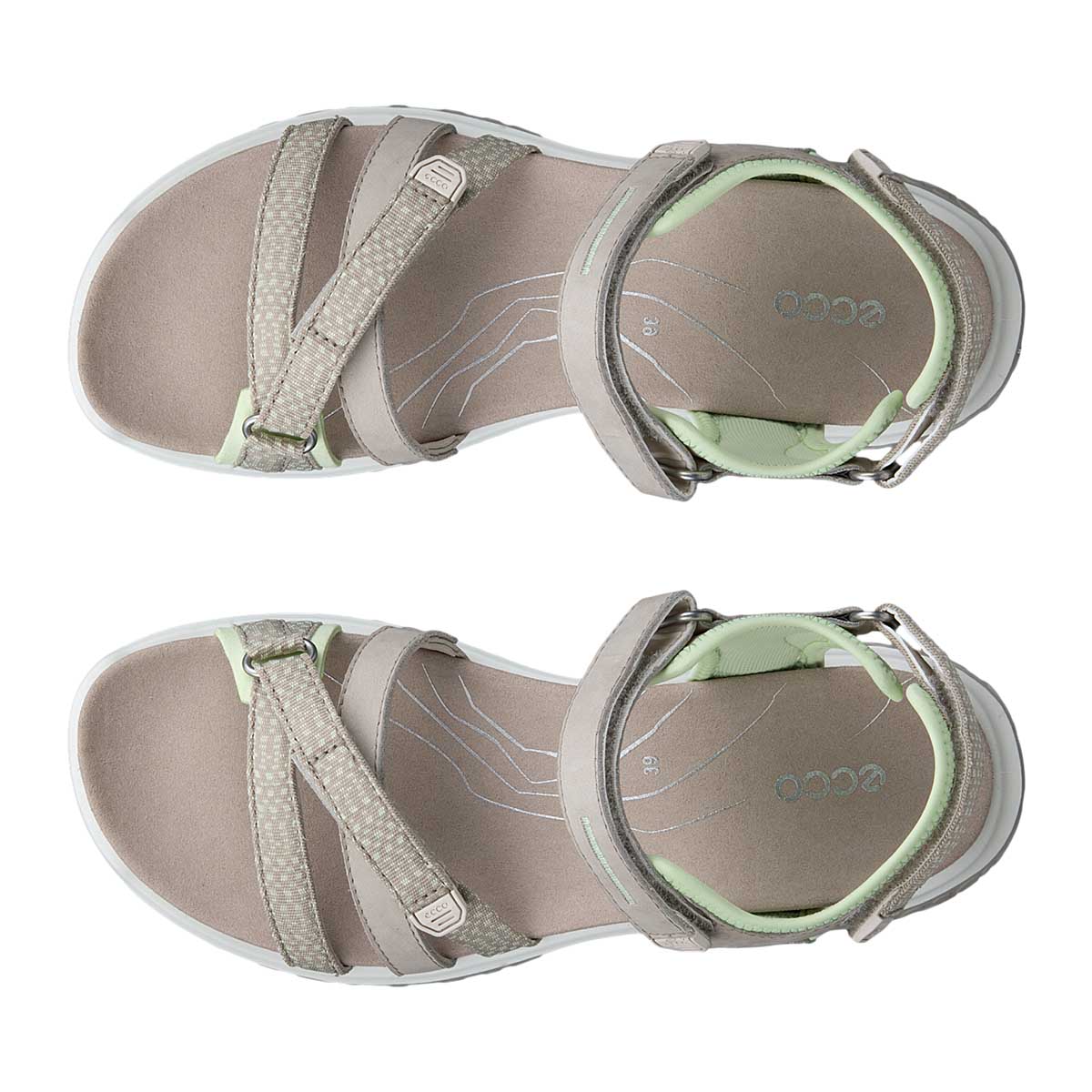 Ecco Offroad Roam Pure Cashmere Lime Cream סנדלי אקו לנשים