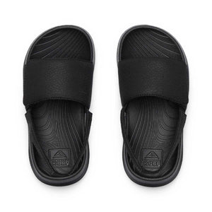 Reef Little Salty Slide Black White כפכפי ילדים ריף