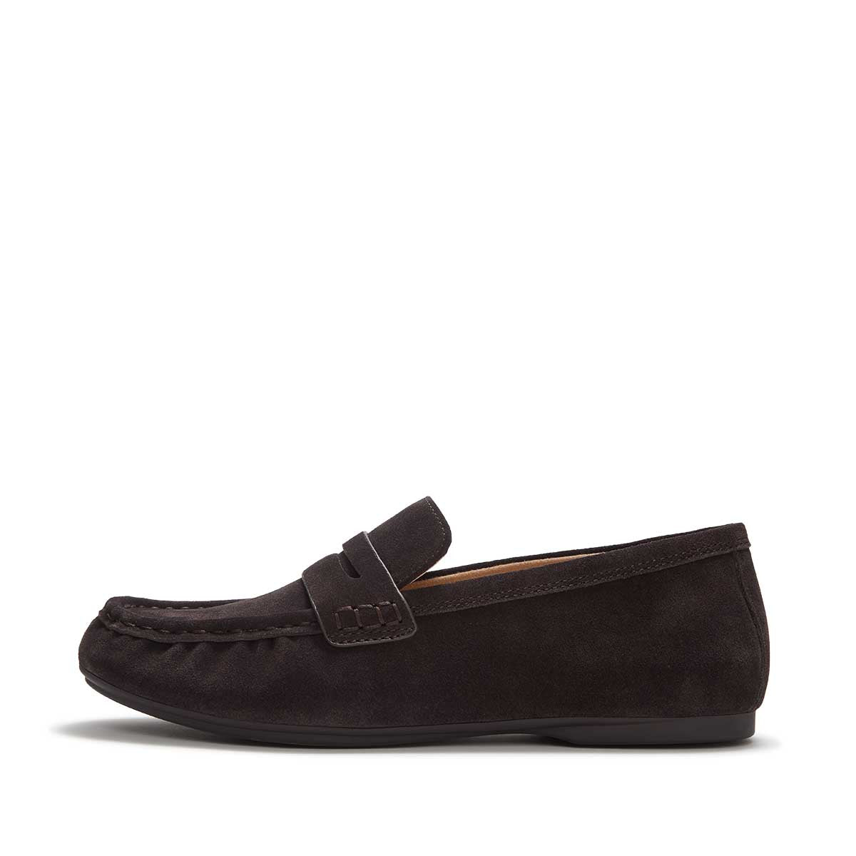 Fit Flop ADD-167 Delicato Soft Loafer Chocolate Brown מוקסין פיטפלופ לנשים