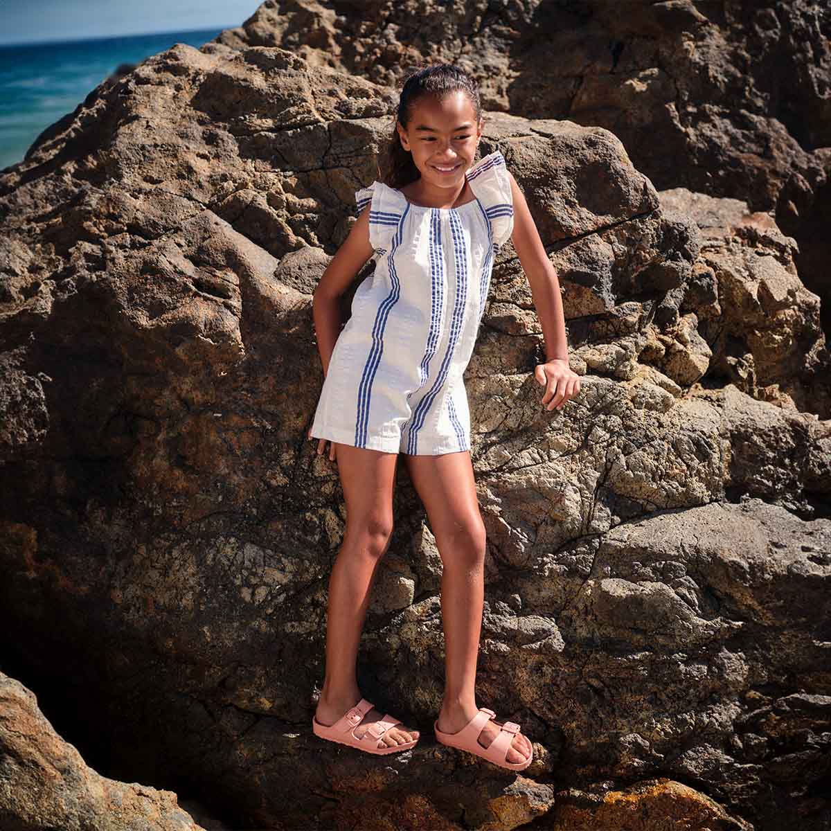 Birkenstock Arizona EVA Kids Pink Clay כפכפי בירקנשטוק אריזונה לילדים ורוד קליי