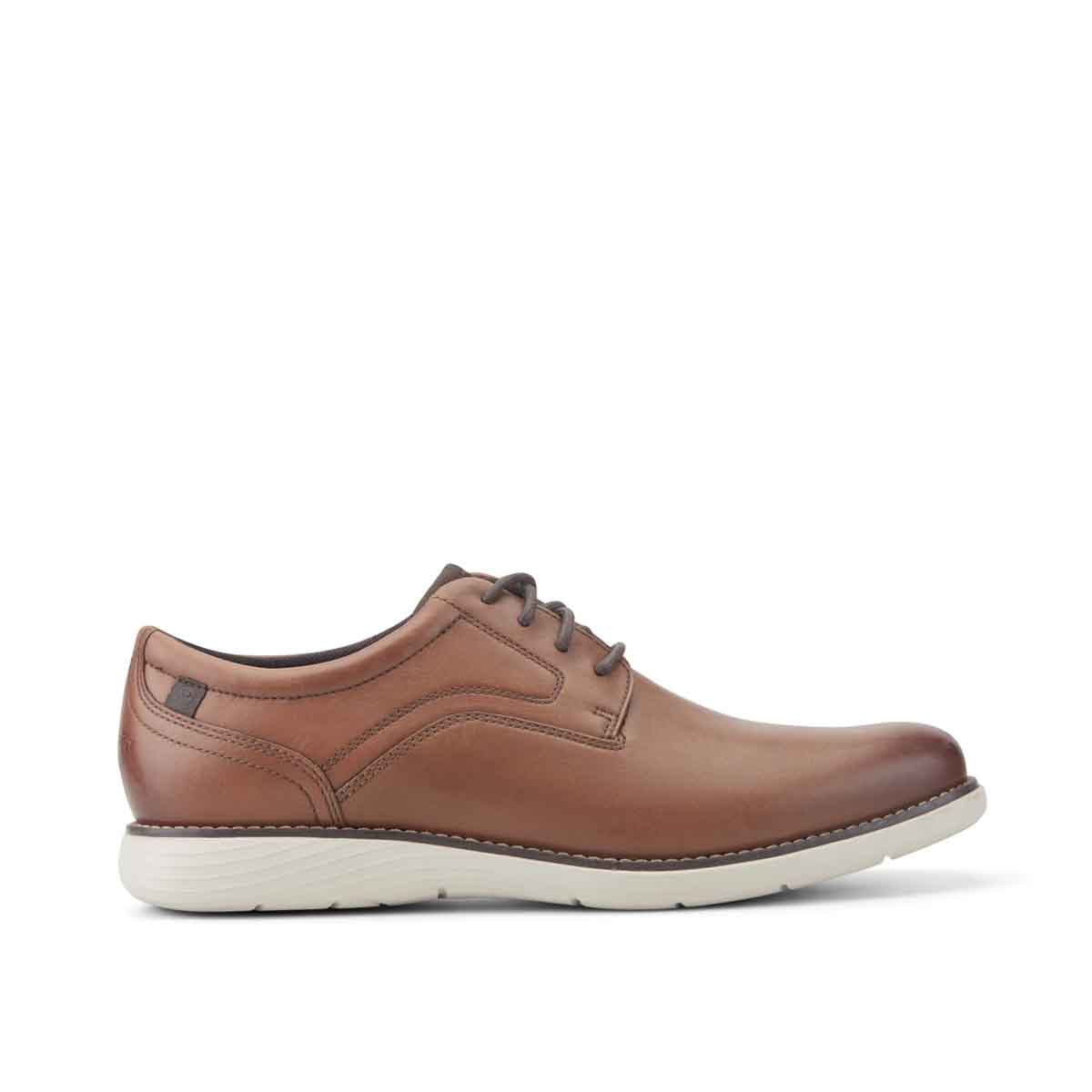 Rockport Garett Plain Toe Cognac נעלי רוקפורט לגברים