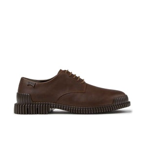 Camper Pix Brown Leather Shoes for Men נעלי קמפר לגברים