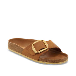 Birkenstock Madrid Big Buckel Leather Cognac כפכפי בירקנשטוק מדריד לנשים