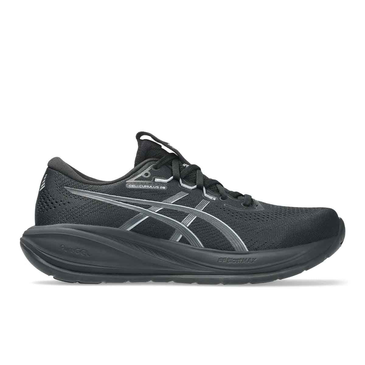 Asics Gel Cumulus 28 Men Black Carrier Grey נעלי ריצה ג`ל קומולוס 28 לגברים