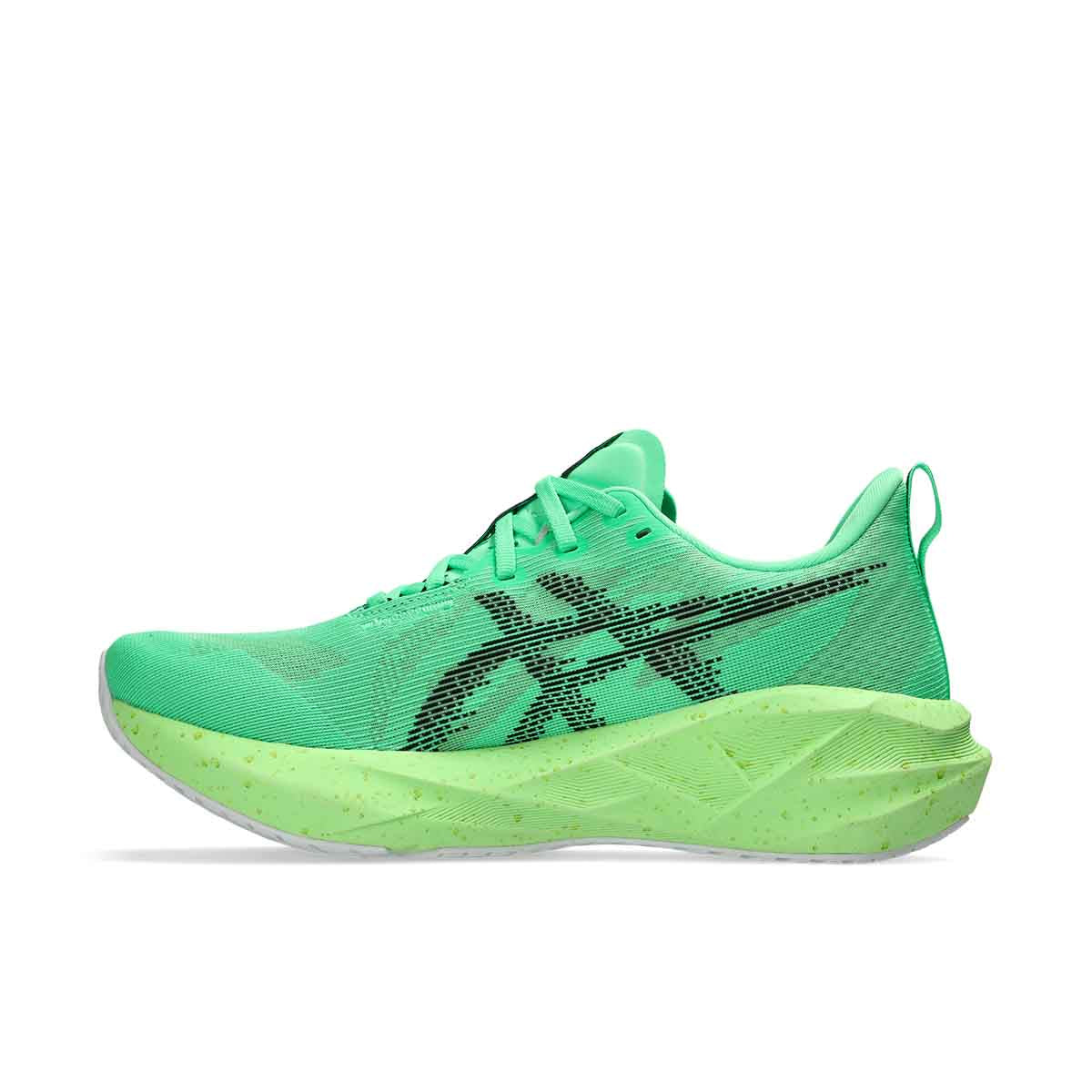 Asics Novablast 5 Ekiden Men Vital Green Black נעלי ריצה נובה בלאסט 5 לגברים