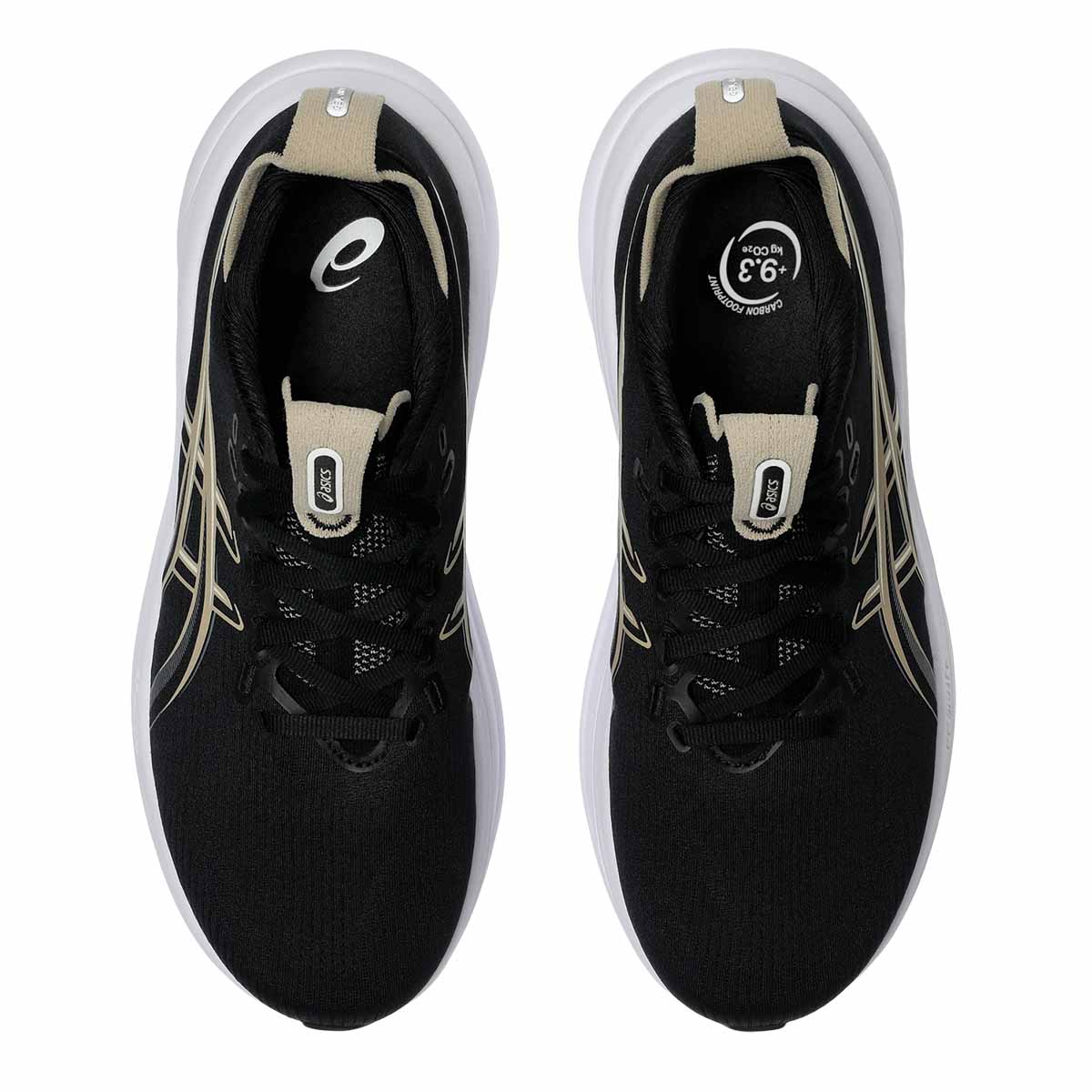 Asics Gel Nimbus 28 Women Black Feather Grey נעלי ריצה ג`ל נימבוס 28 לנשים