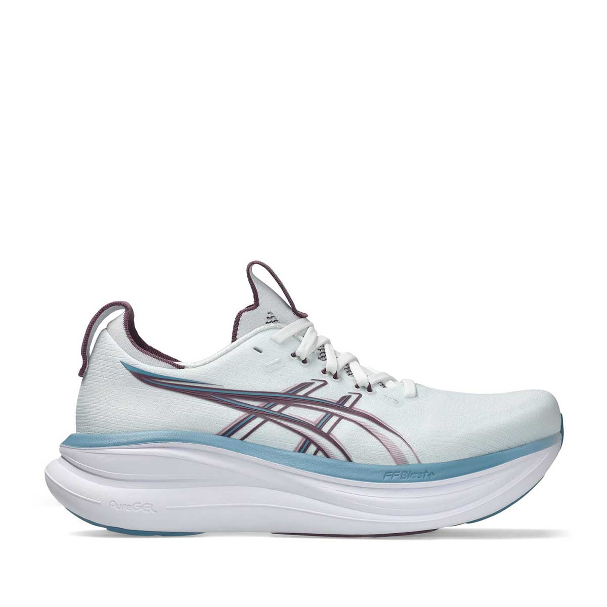 Asics Gel Nimbus 28 Women Arctic Blue Velvet Purple נעלי ריצה ג`ל נימבוס 28 נשים