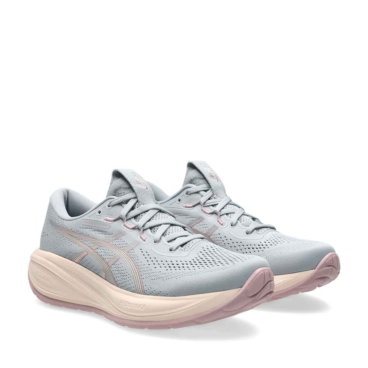 Asics Gel Cumulus 28 Women Piedmont Grey Pearl Pink נעלי ריצה ג`ל קומולוס 28 נשים