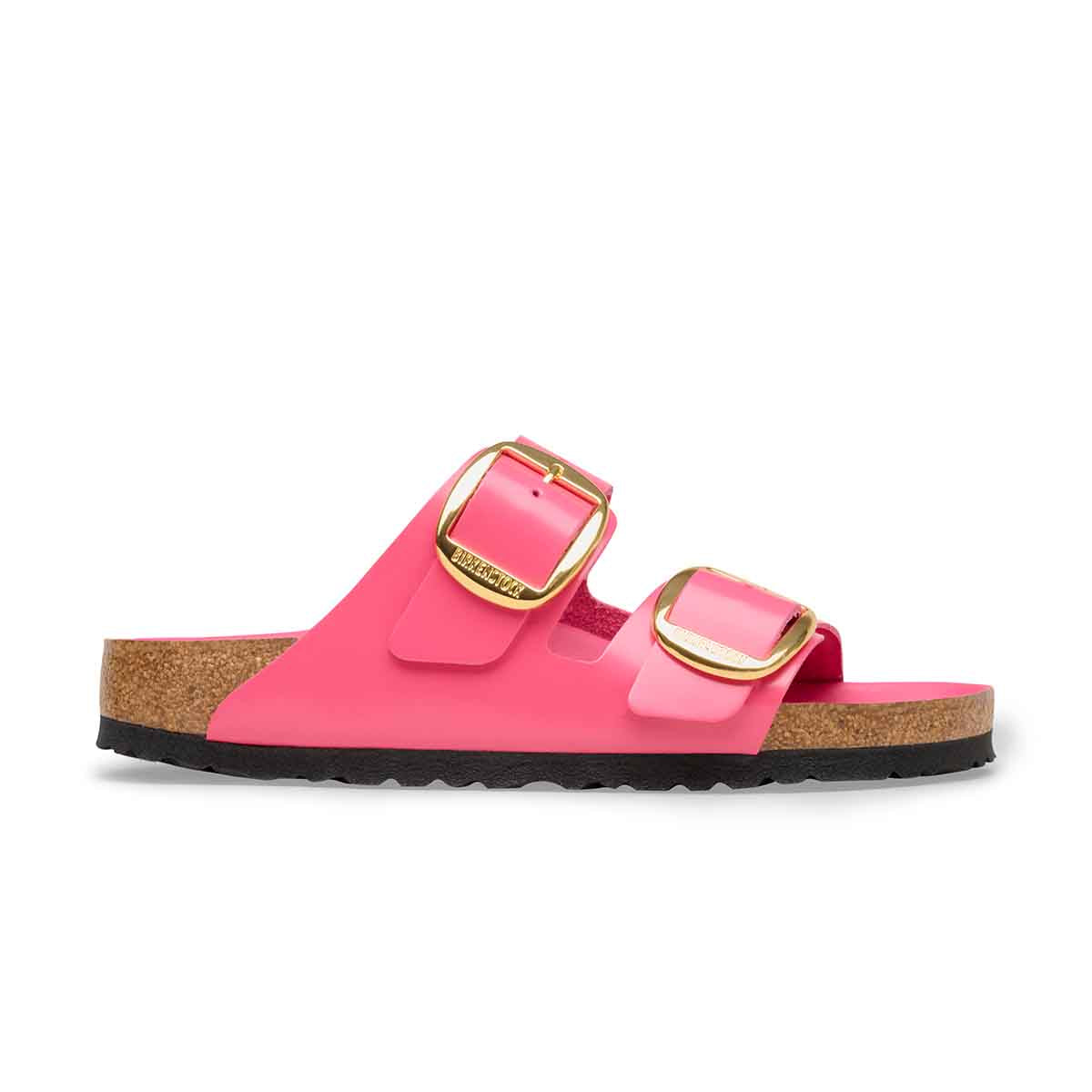 Birkenstock Arizona Big Buckle High Shine Fuchsia Tulip כפכפי בירקנשטוק אריזונה לנשים