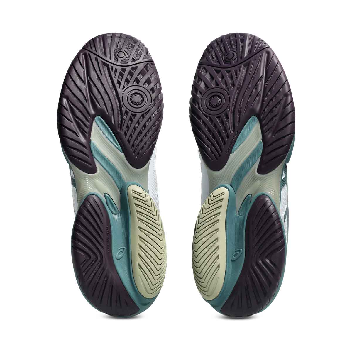 Asics Court FF 3 Men White Foggy Teal נעלי טניס קורט 3 לגברים