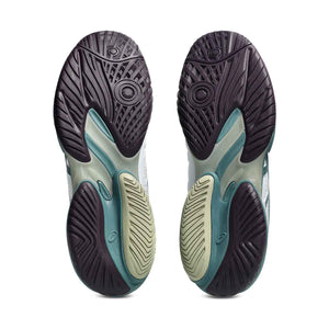 Asics Court FF 3 Men White Foggy Teal נעלי טניס קורט 3 לגברים