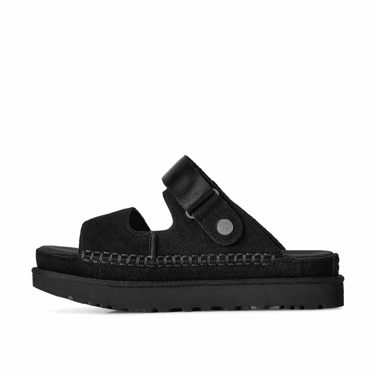 UGG Goldenstar Glide Black סנדלי גולדנסטאר גלייד שחור לנשים