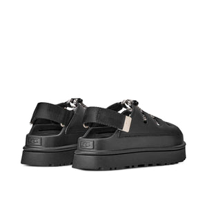 UGG GoldenGlow Toggle Sandal Black סנדלי גולדנגלואו טאגל שחור לנשים