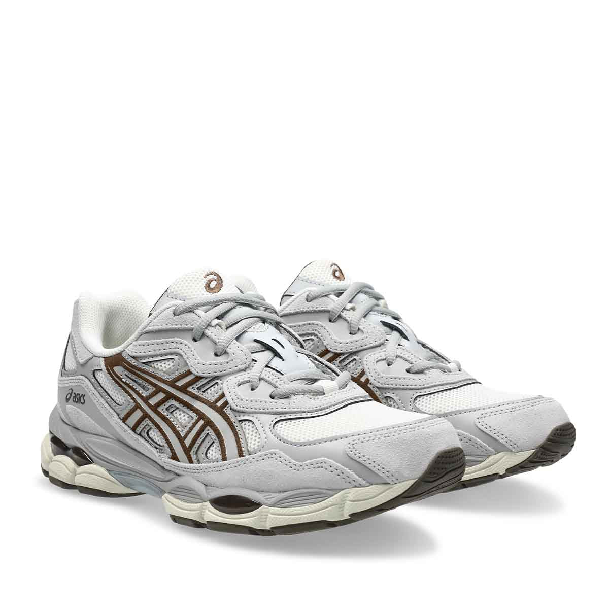 Asics Gel Nyc Unisex Cream Cement Grey סניקרס אסיקס יוניסקס