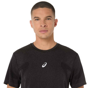 Asics Road Seamless SS Top Men Performance Black חולצת ריצה לגברים