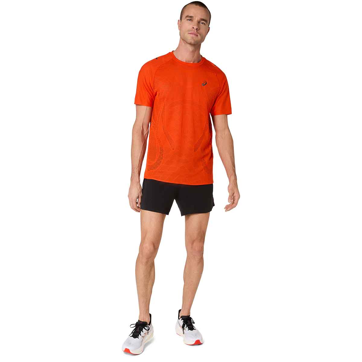 Asics Metarun SS Top Men Cherry Tomato חולצת ריצה לגברים