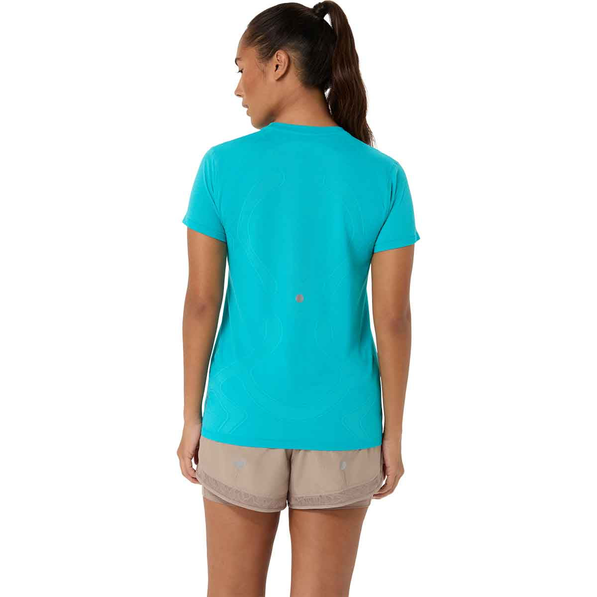 Asics Road Seamless SS Top Women Energy Aqua חולצת ריצה לנשים