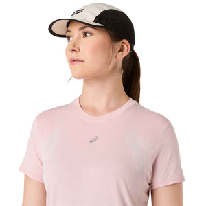 Asics Road Seamless SS Top Women Morganite Crystal Pink חולצת ריצה לנשים