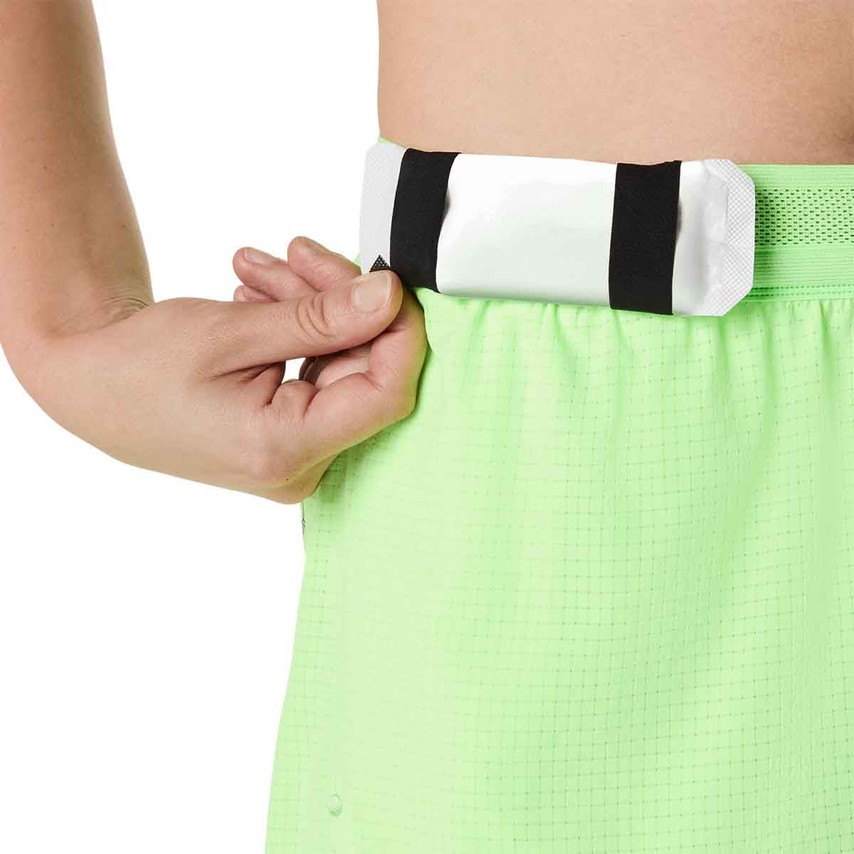 Asics Metarun Split Shorts Women Illuminate Green מכנסי ריצה לנשים