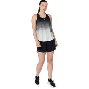 Asics 2012D429-001 Road Fade Tank Women Black Cream גופיית ריצה לנשים
