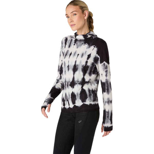Asics Road Winter Insulate LS Top Women Cream Performance Black חולצת ריצה ארוכה לנשים