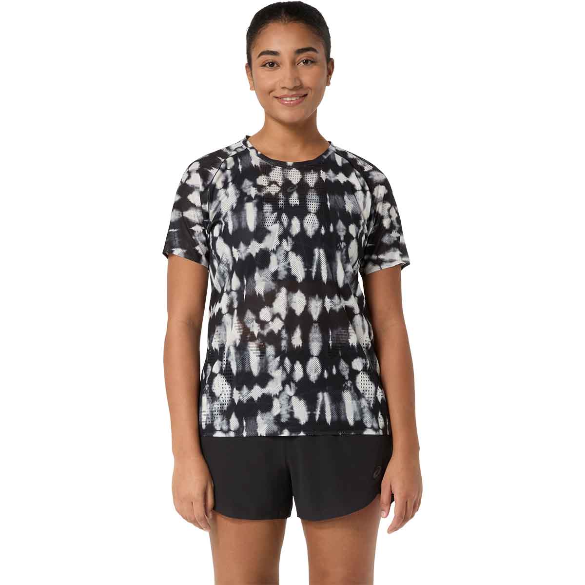 Asics Metarun SS Top Women Cream Performance Black חולצת ריצה לנשים