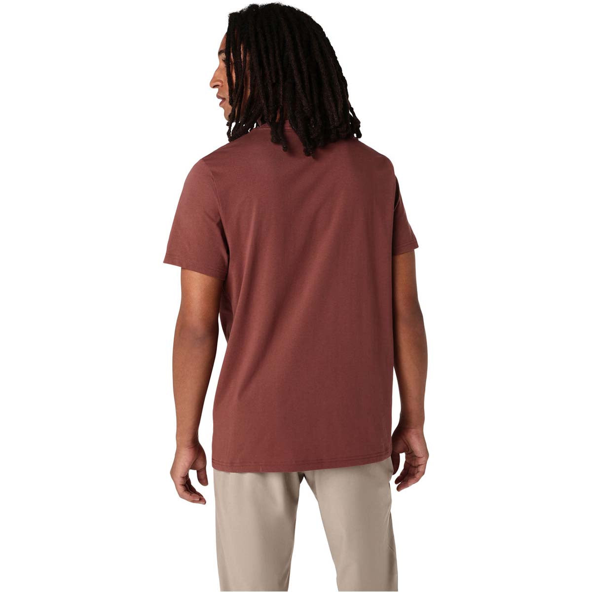 Asics Spiral Embroidery Tee Men Rusted Rock חולצת אסיקס לגברים