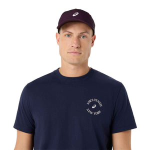 Asics Game Seasonal Graphic Tee Men Midnight חולצת טניס לגברים
