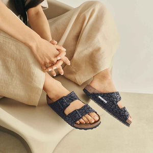 Birkenstock Arizona Leo Black כפכפי בירקנשטוק אריזונה לנשים