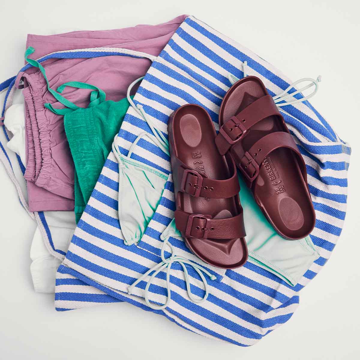 Birkenstock Arizona EVA Zinfandel כפכפי בירקנשטוק אריזונה לנשים