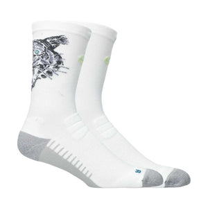 Asics Performance Run Crew Sock Unisex - Energy Aqua Foggy Teal Ill Yellow גרבי ריצה אסיקס
