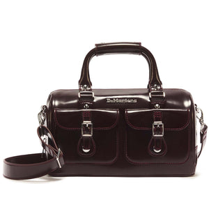 Dr. Martens Top Handle Rub Off Vegan Leather Bag Cherry Red תיק יד מרטינס