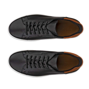 Ecco Soft 7 Black Cognac סניקרס גברים אקו