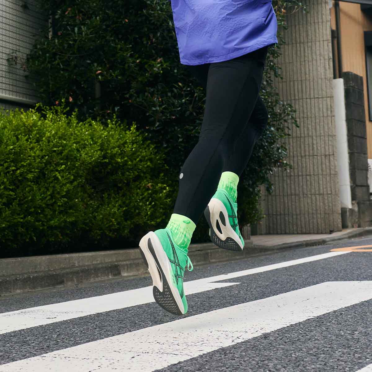 Asics Magic Speed 5 Unisex Vital Green Carrier Grey נעלי ריצה מטה ספיד 5 יוניסקס