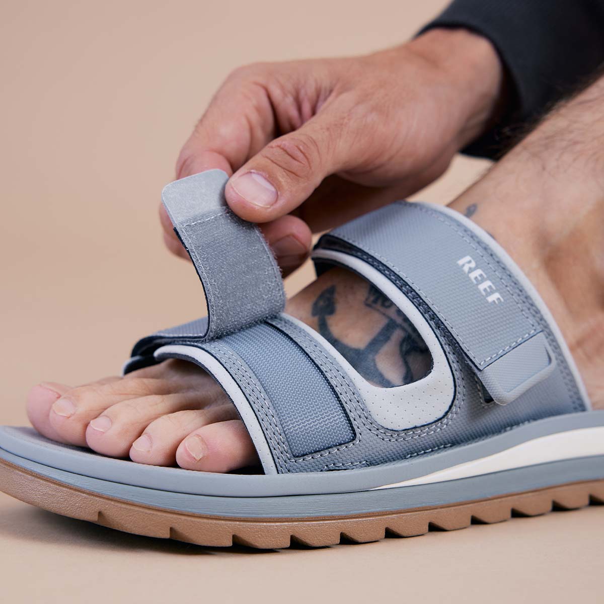 Reef Nomad Slide Grey כפכפי ריף לגברים