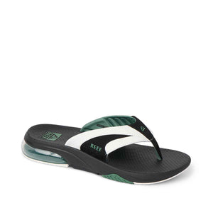 Reef Fanning + White Black Green כפכפי ריף לגברים